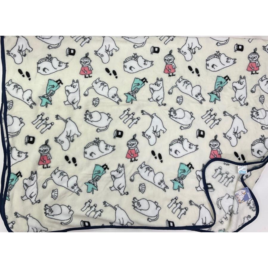 ムーミン MOOMIN ブランケット ハーフケット サンゴマイヤーハーフ