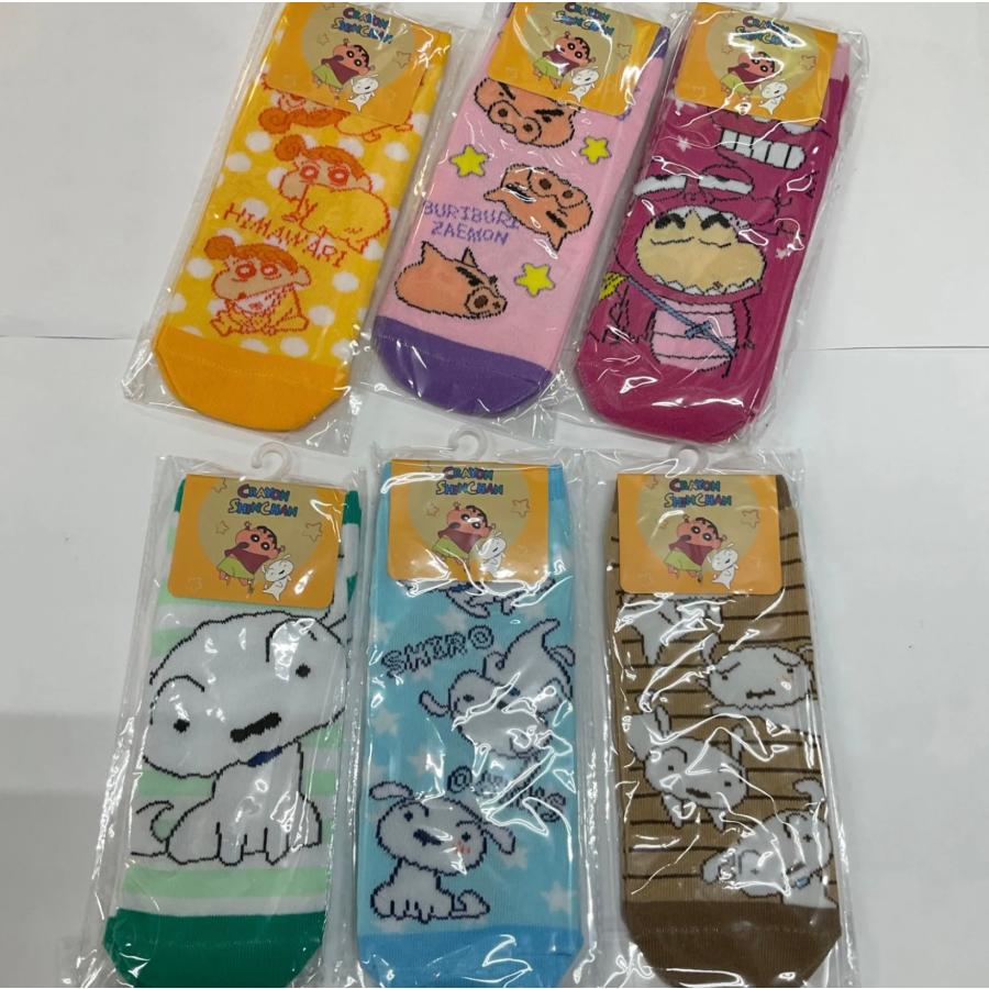 クレヨンしんちゃん ソックス 6足セット : Treasure Town - 通販 クレヨンしんちゃん ソックス 6足セット : Treasure Town - 通販