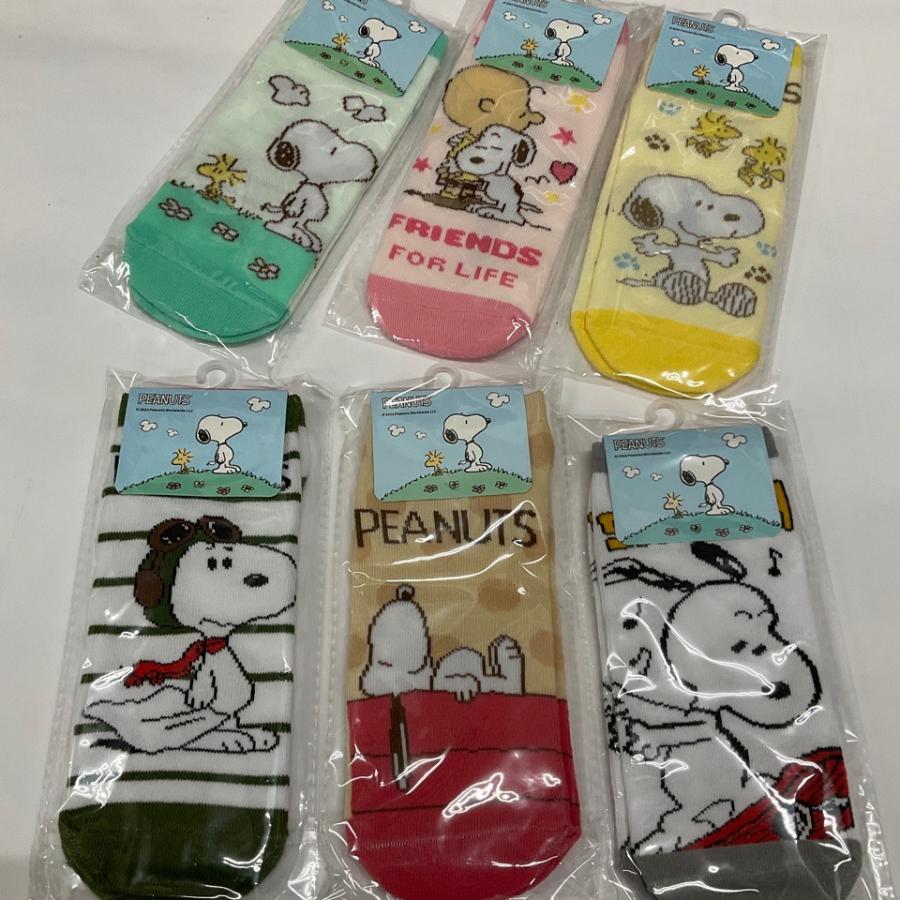 スヌーピー ソックス 6足セット SNOOPY 靴下 : Treasure Town スヌーピー ソックス 6足セット SNOOPY 靴下 : Treasure Town
