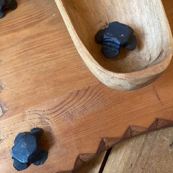 ヴィンテージ*ウッド サインボード*木製 看板*クロンプ木の靴シューズ