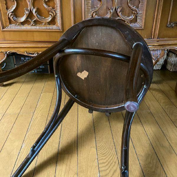 USAアメリカ ヴィンテージoliverオリバー無垢材 曲木アームレスチェア1脚 USAアメリカ ヴィンテージoliverオリバー無垢材 曲木アームレス