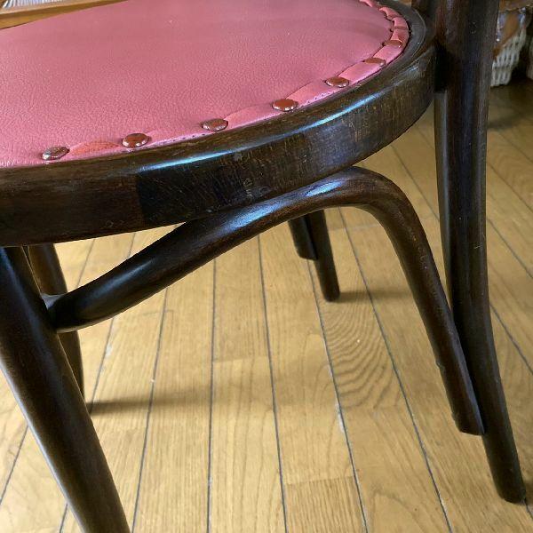 USAアメリカ ヴィンテージoliverオリバー無垢材 曲木アームレスチェア1脚