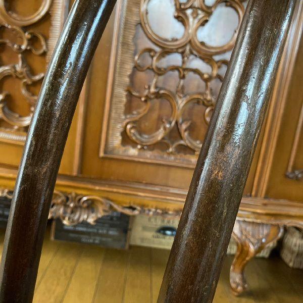 USAアメリカ ヴィンテージoliverオリバー無垢材 曲木アームレスチェア1脚