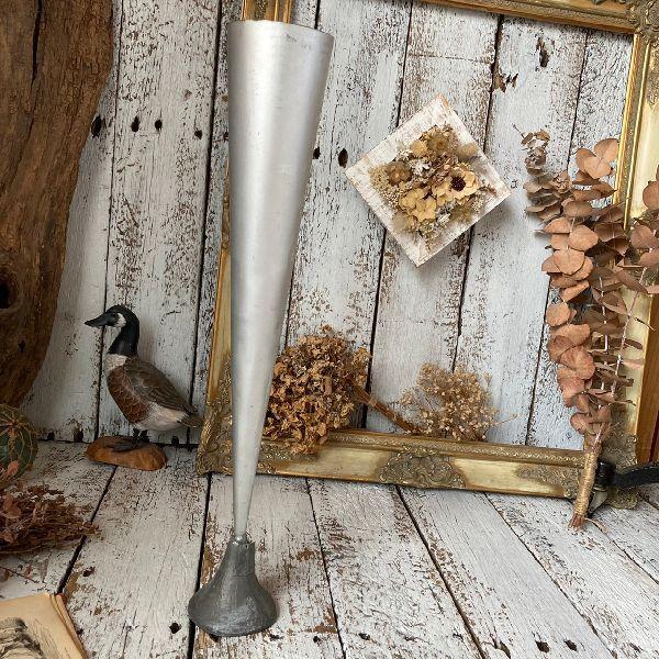 ミニマルな メタル フラワーベース*花瓶 花器 ドライフラワー 花入