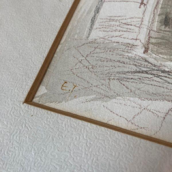 ≫真作保証*二科会 宝塚美術協会会員 田川絵理 画伯 作*肉筆 デッサン