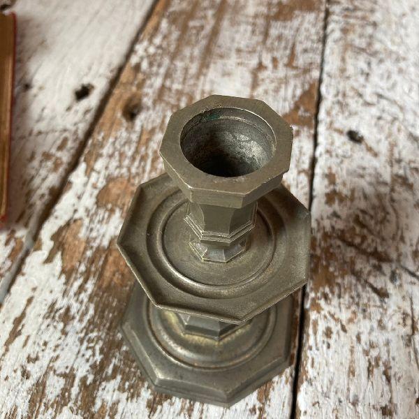 アンティーク調インテリア雑貨セットまとめてヴィンテージキャンドルスタンド他 VINTAGE ドイツ ヴィンテージ*GILDE ZINN 95％*ピューター キャンドル