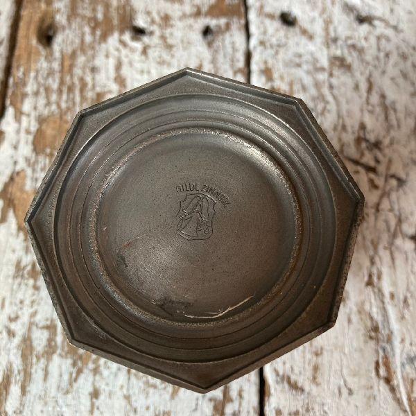 VINTAGE ドイツ ヴィンテージ*GILDE ZINN 95％*ピューター キャンドル