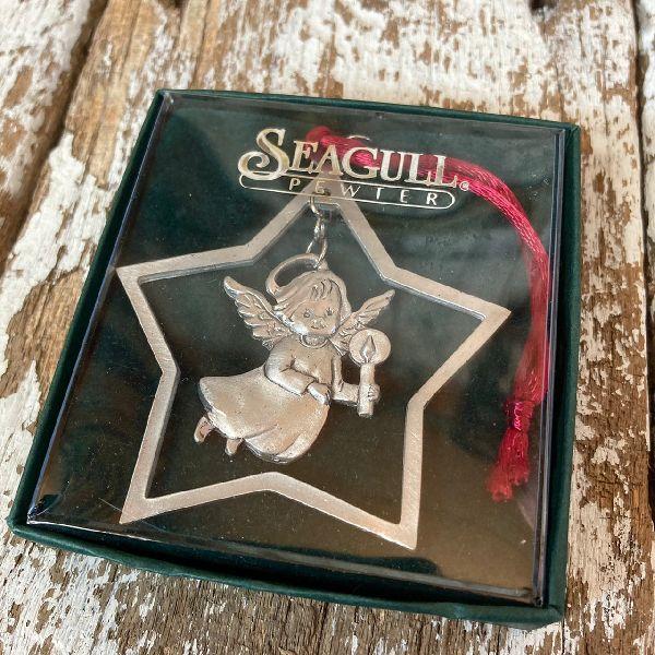 ≫カナダ 90s ヴィンテージ 未使用*SEAGULL シーガル*ピューター
