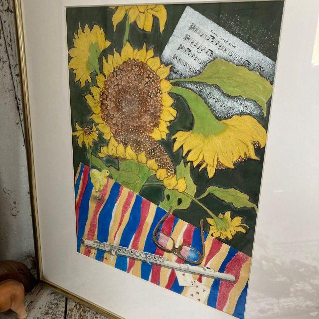 ≫真作保証*水彩協会会員*洋画家*安田律司 画伯 作*肉筆 水彩画 直筆 