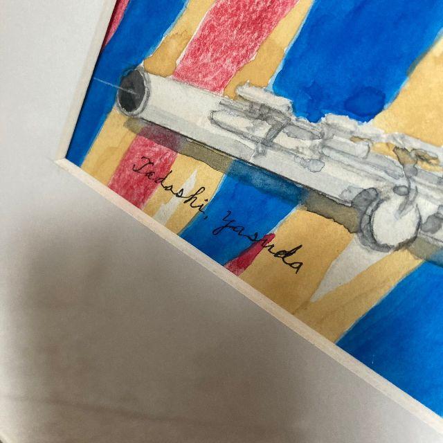 ≫真作保証*水彩協会会員*洋画家*安田律司 画伯 作*肉筆 水彩画 直筆 