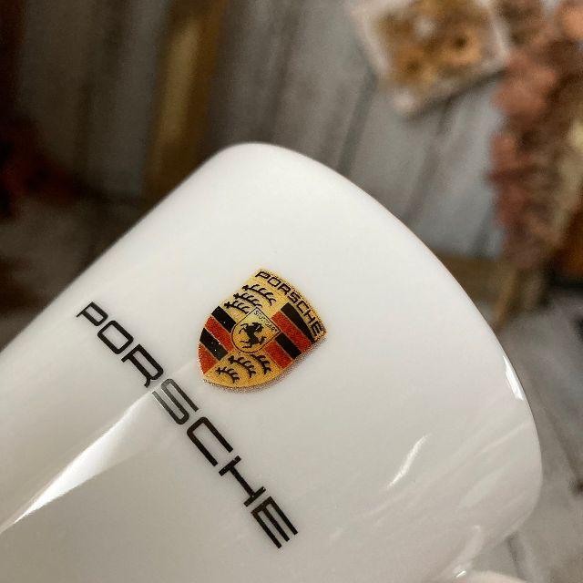 未使用*PORSCHE ポルシェ*ノベルティ非売品*美濃焼 ペア カップ 