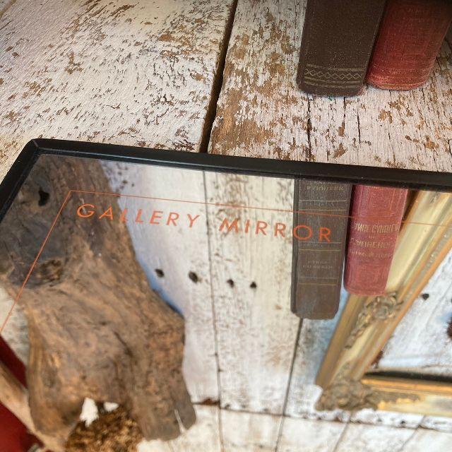 VINTAGE 80s 90s ヴィンテージ パブミラー 壁掛け鏡 モノクロ フォト