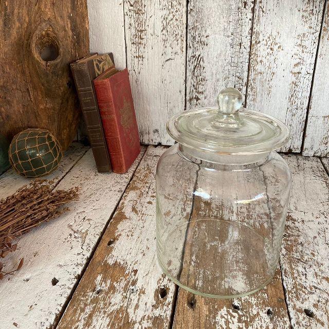 VINTAGE ヴィンテージ ガラス瓶 古硝子 ボトル 保存容器 花瓶 フラワー