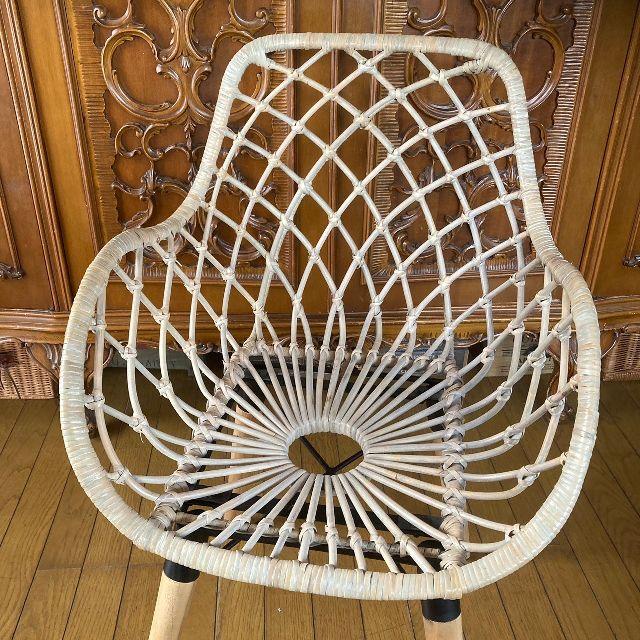 ナチュラル ラタン アームシェル チェア 籐 いす イス 椅子 自然 天然