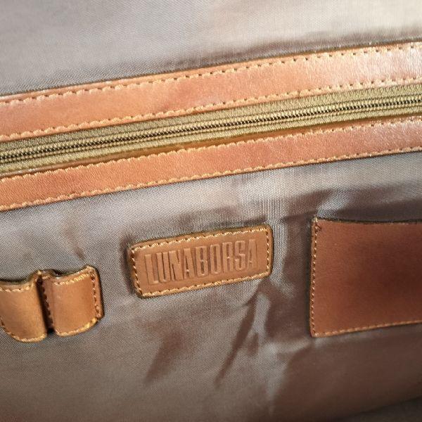 ルナボルサ　ボストンバッグ　ヴィンテージバッグ　Luna Borsa レザー VINTAGE イタリア ヴィンテージ LUNABORSA ルナボルサ 本革 レザー