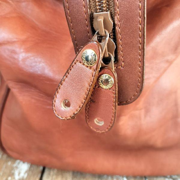 ルナボルサ　ボストンバッグ　ヴィンテージバッグ　Luna Borsa レザー VINTAGE イタリア ヴィンテージ LUNABORSA ルナボルサ 本革 レザー