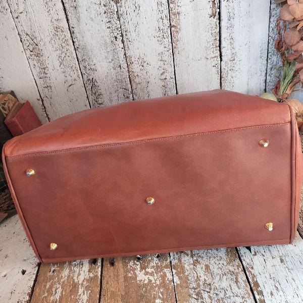 ルナボルサ　ボストンバッグ　ヴィンテージバッグ　Luna Borsa レザー VINTAGE イタリア ヴィンテージ LUNABORSA ルナボルサ 本革 レザー