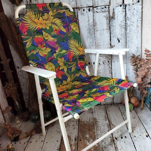 ヴィンテージ ポストモダン ビーチチェア 折り畳み チェア ローンチェア 椅子 VINTAGE ヴィンテージ ポストモダン ビーチチェア 折り畳み チェア