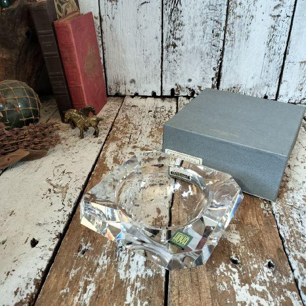 ヴィンテージ 未使用 HOYA ホヤ クリスタル ミニマル アッシュ