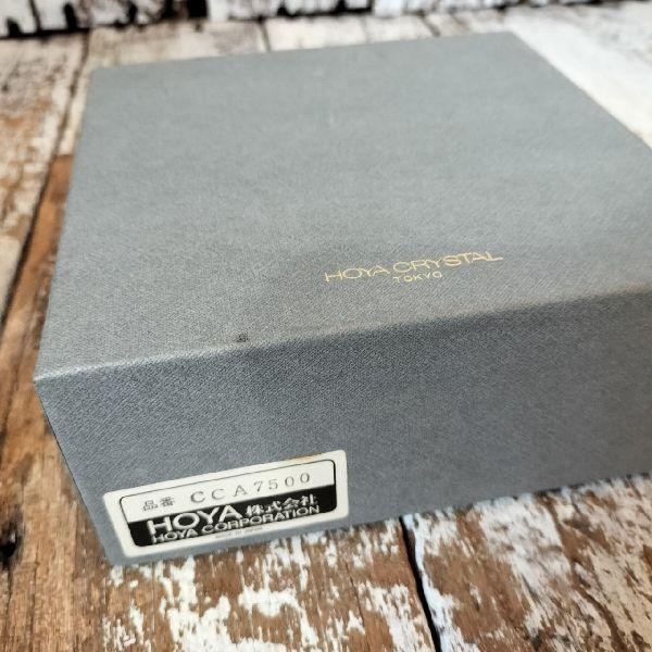 ヴィンテージ 未使用 HOYA ホヤ クリスタル ミニマル アッシュ