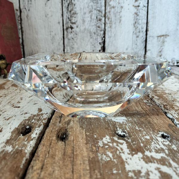 ヴィンテージ 未使用 HOYA ホヤ クリスタル ミニマル アッシュトレイ ヴィンテージ 未使用 HOYA ホヤ クリスタル ミニマル アッシュ