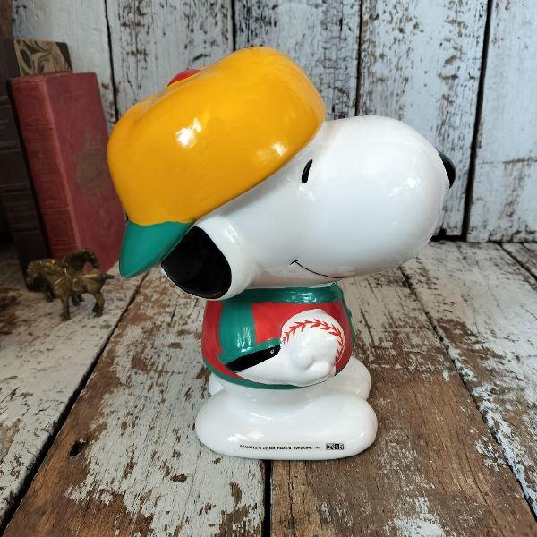 ヴィンテージ 未使用 ピーナッツ Denz SNOOPY スヌーピー 貯金箱 PEANUTS 90s ヴィンテージ 未使用 ピーナッツ Denz SNOOPY スヌーピー