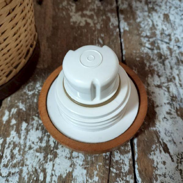 象印（ZOJIRUSHI） 70-80s ヴィンテージ ラタン 籐 編み 魔法瓶 ポット