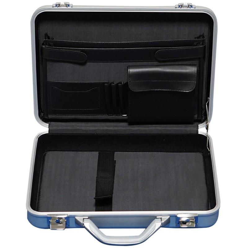 アルミ製 アタッシュケース Lサイズ A3サイズ対応 シルバー 軽量モデル