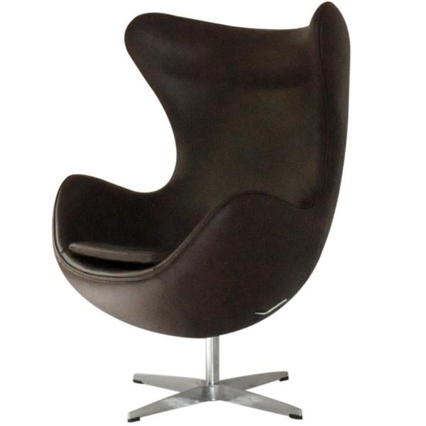 ARNE JACOBSEN（アルネ ヤコブセン） エッグチェア レザー ダーク