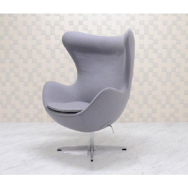 ARNE JACOBSEN エッグチェア ライトグレー ファブリック仕様 ARNE JACOBSEN エッグチェア ライトグレー ファブリック仕様