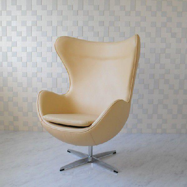 ARNE JACOBSEN（アルネ ヤコブセン） エッグチェア レザー ベージュ