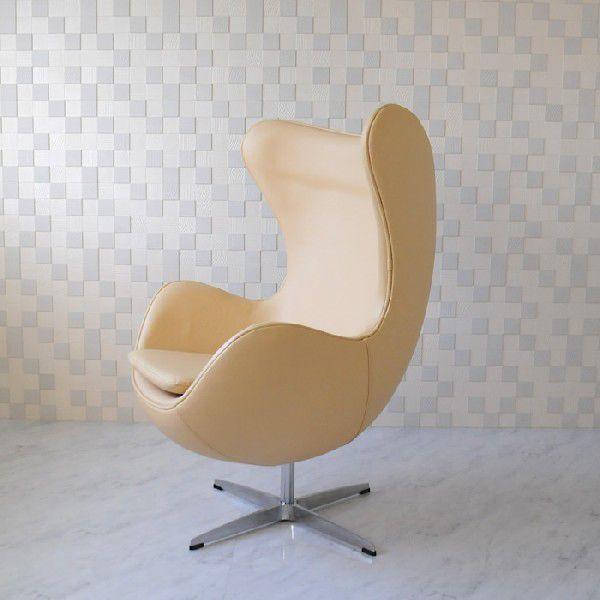 ARNE JACOBSEN（アルネ ヤコブセン） エッグチェア レザー ベージュ