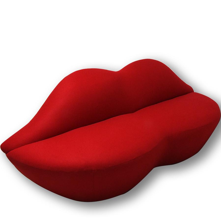 キスソファ 2人掛け 色レッド STUDIO65によるデザイン 2人用 2P キスソファ 2人掛け 色レッド STUDIO65によるデザイン 2人用 2P