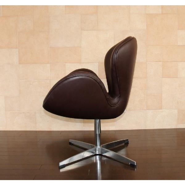 ARNE JACOBSEN スワンチェア レザー仕様 カラー・ダークブラウン ARNE JACOBSEN スワンチェア レザー仕様 カラー・ダークブラウン