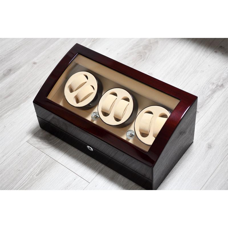 ワインディングマシーン 6本巻　8本収納 日本製モーター搭載 4モード ウォッチケース 収納ケース コレクションケース ウォッチワインダー |  | 02