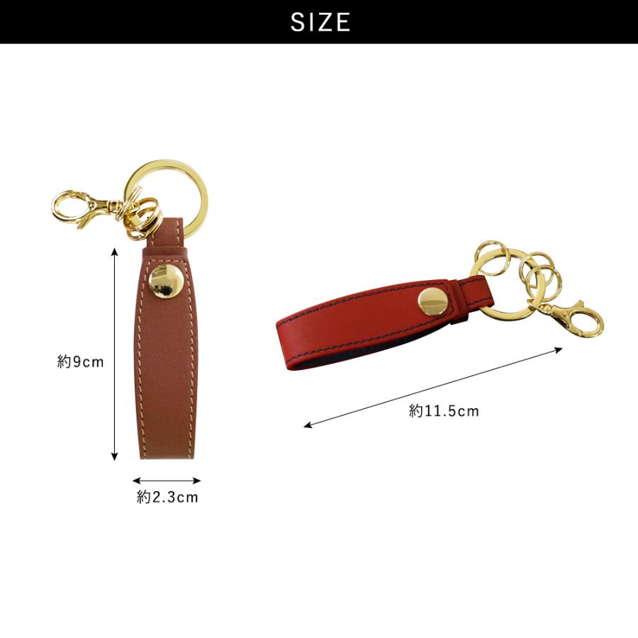 名入れ 名前入り レザーキーリング（ループベルト） キーホルダー 3連 おしゃれ メンズ レディース プレゼント 本革 誕生日 |  | 34