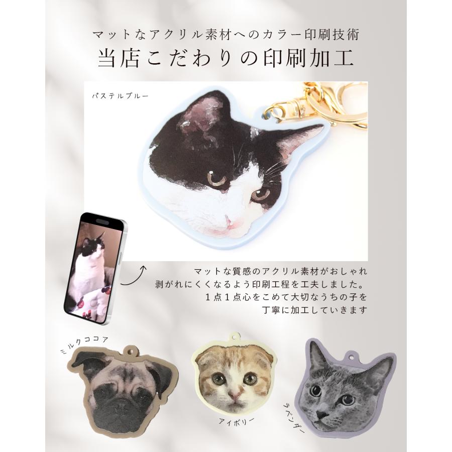 犬猫 写真グッズ SweetPet 世界にひとつのうちの子水彩アート[お顔