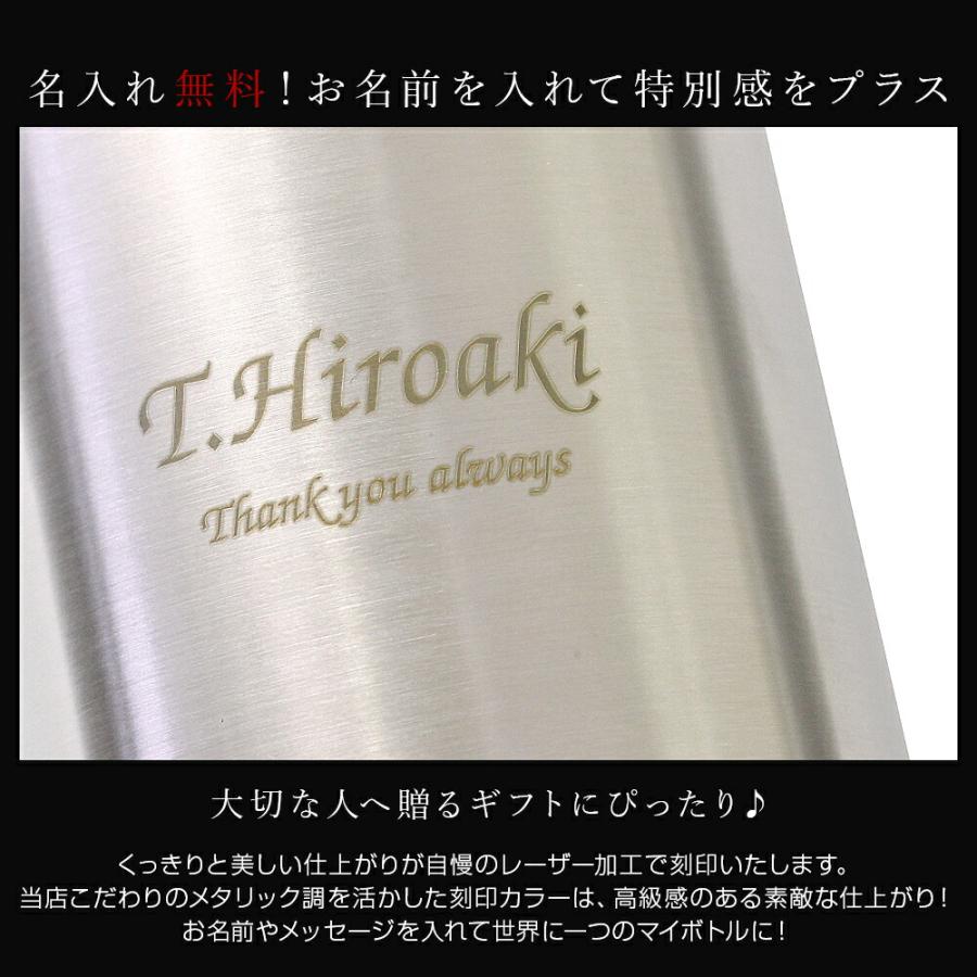トレードワークス 名入れ ステンレスボトルTW（ウッドキャップ