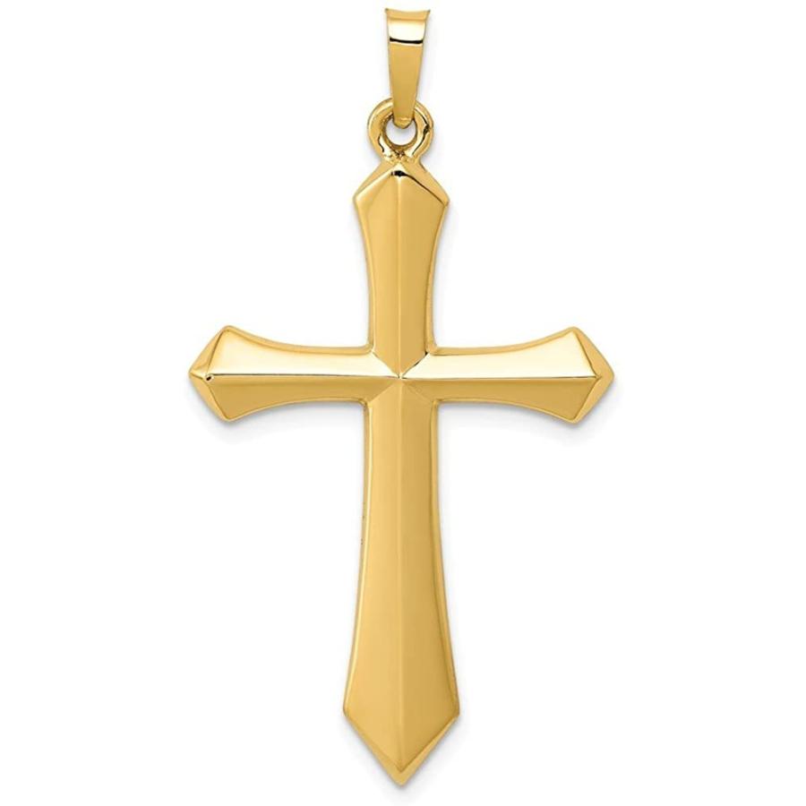 開店祝い 14k Yellow Gold Polished Passion Cross Pendant U Treasurehunter 通販 Yahoo ショッピング 60 Off Atlascarsltd Com