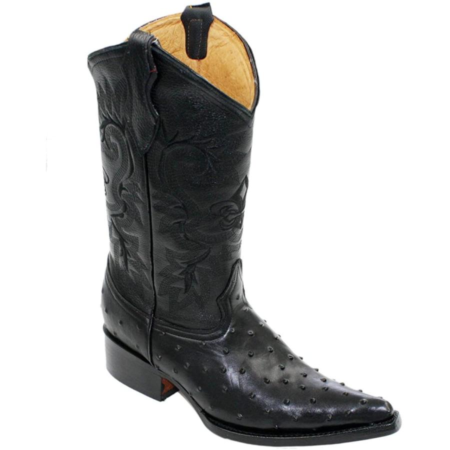 品質一番の Michi Dona Cowboy Handma Cowboy Toe 2X Cut Back Ostrich Leather Boot's その他メンズアクセサリー