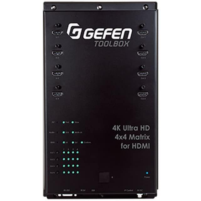 【高品質】 GTB-HD4K2K-444-BLK Gefen ToolBox b (Black) 2K x 4K HDMI for Matrix 4x4 その他カメラ