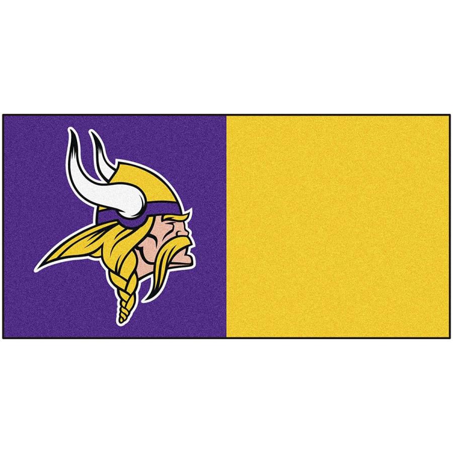 魅了 FANMATS NFL Minnesota Vikings Nylon Face Team Carpet Tiles その他アメフト用品 -  www.collectiviteslocales.fr