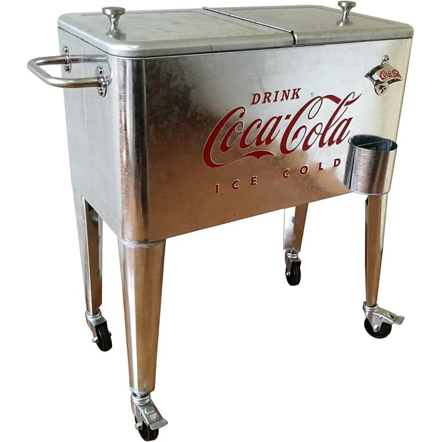 【オンラインショップ】 Leigh Country Quart 60 Cooler, Rolling Coca-Cola Galvanized 98104 CP その他食器、カトラリー