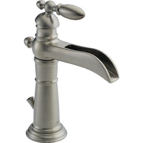 特別オファー Hole Single Victorian Faucet Delta Bathroom Wat Nickel, Brushed Faucet その他道具、工具