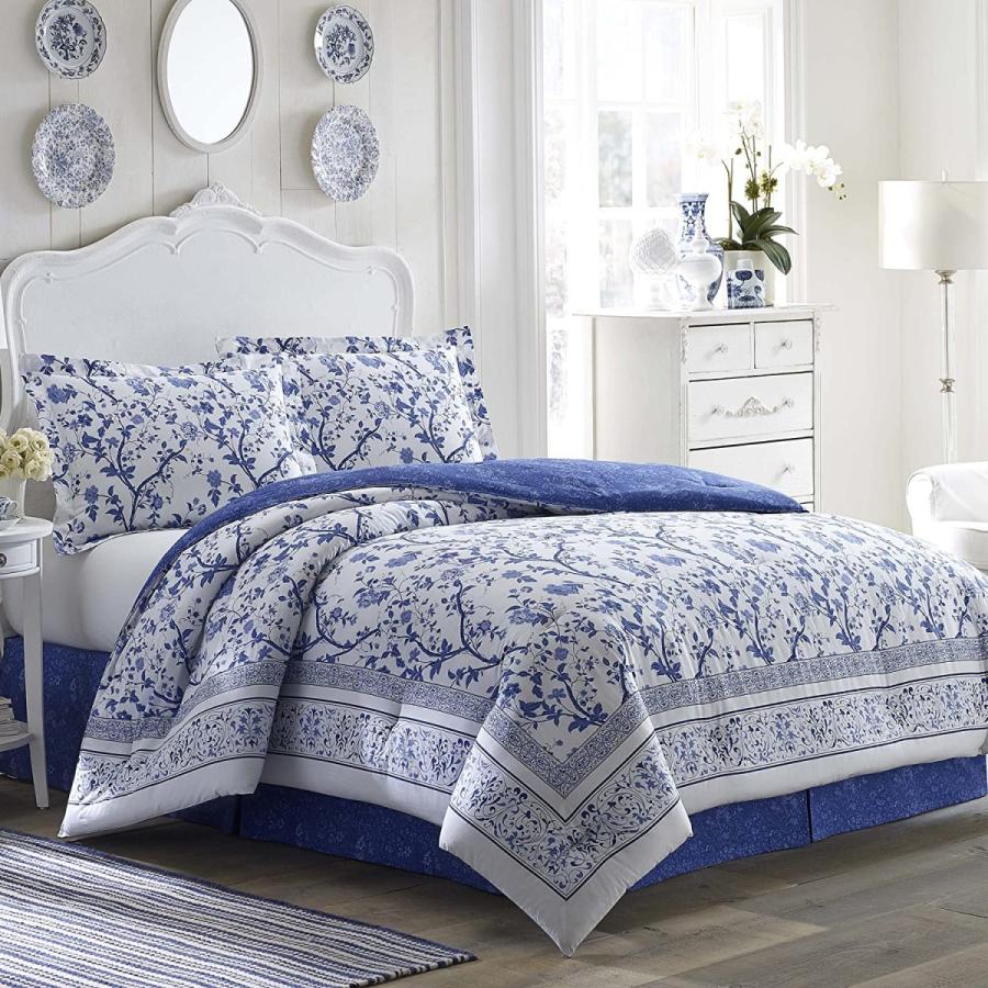 安心の定価販売 Laura Ashley Home Charlotte Collection Luxury Ultra Soft Comforter 正規品 Cafeduberry Com