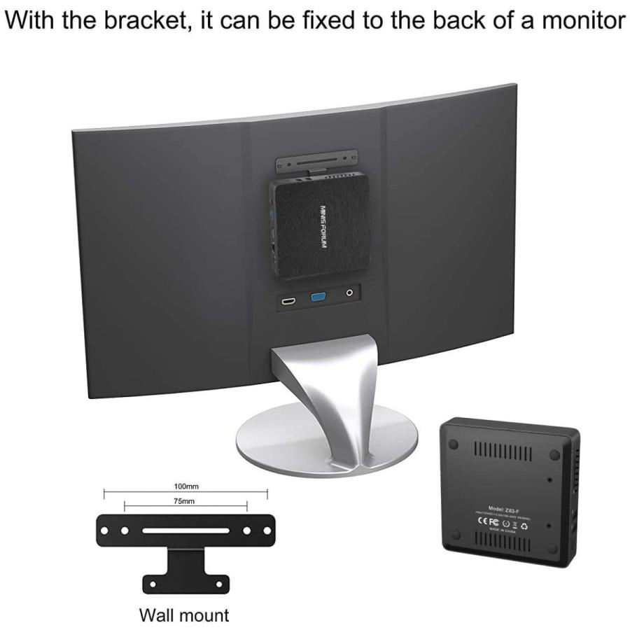 ブランドのギフト その他pcサプライ アクセサリー Pro 10 Windows Emmc 64gb Ram 4gb Desktop Silent Fanless Pc Mini Z F 最新の激安 Applefaces Co