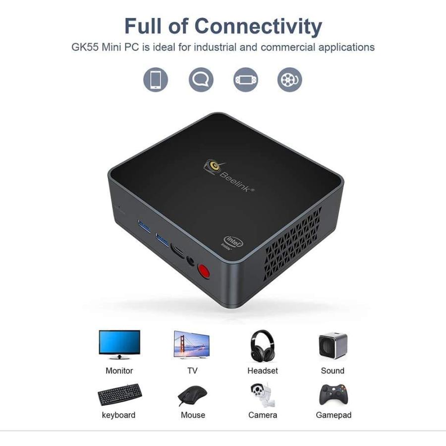 想像を超えての Mini Pc Gk55 Windows 10 Pro 8gb Lpddr4 128gb Ssd Intel J4125 4c 4t 4mb 最新情報 Blog Lonolife Com