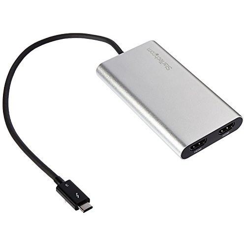 注目ブランドのギフト Dual to 3 Thunderbolt StarTech.com HDMI Ce - 30Hz 4K - Adapter Display その他周辺機器