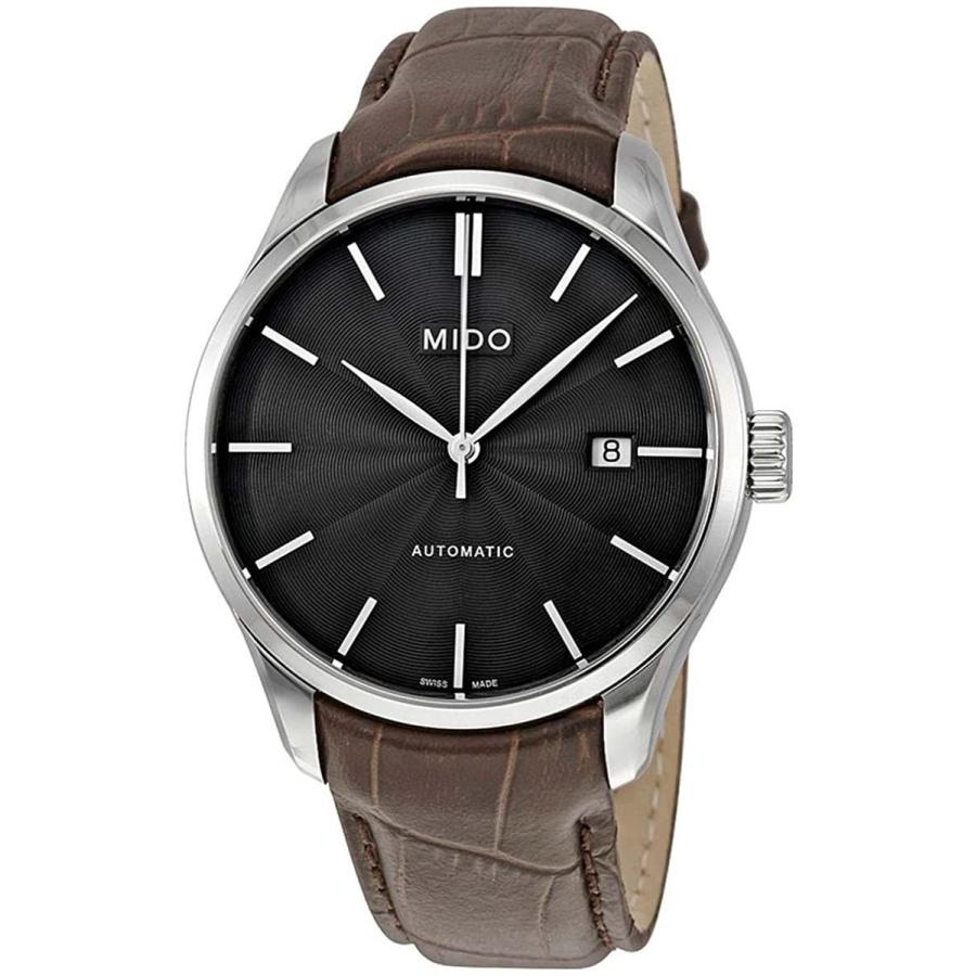 大きな取引 Mido Belluna II Automatic Black Dial Men's Watch M024.407.16.061.00 腕時計