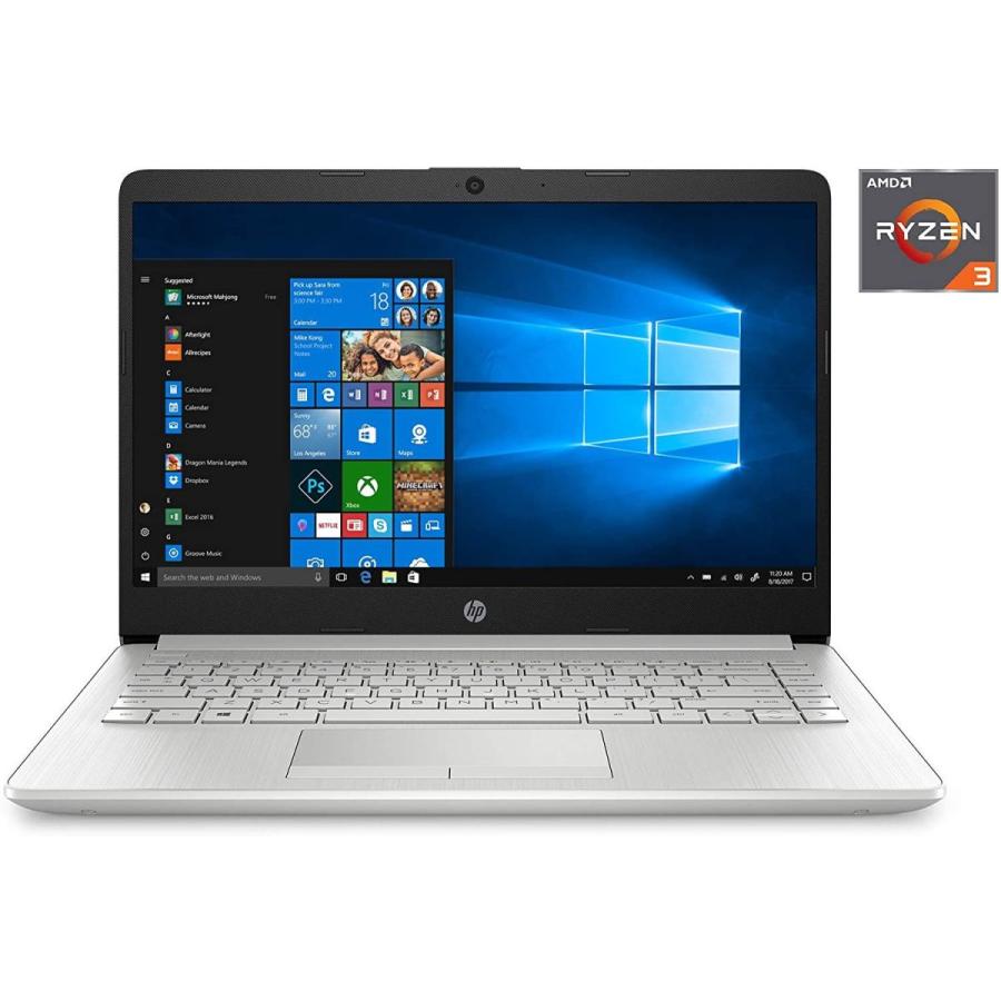 2021 Newest HP 14'' HD Laptop PC, Ryzen 3-3250U Dual Core Processor, 8